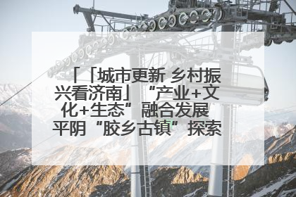 「城市更新 乡村振兴看济南」“产业+文化+生态”融合发展 平阴“胶乡古镇”探索振兴路径成效显著