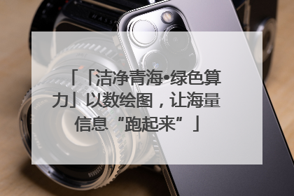 「洁净青海•绿色算力」以数绘图，让海量信息“跑起来”