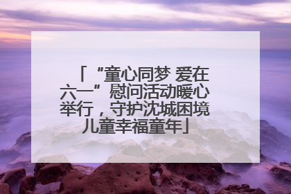 “童心同梦 爱在六一”慰问活动暖心举行，守护沈城困境儿童幸福童年