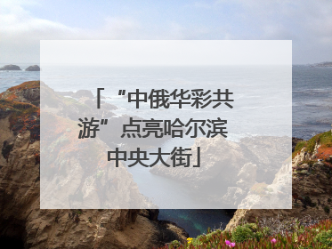 “中俄华彩共游”点亮哈尔滨中央大街