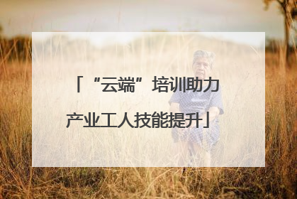“云端”培训助力产业工人技能提升