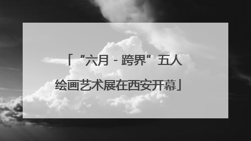“六月 - 跨界”五人绘画艺术展在西安开幕