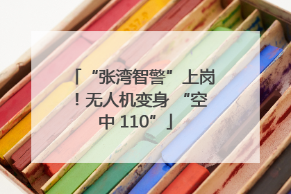 “张湾智警”上岗！无人机变身 “空中 110”
