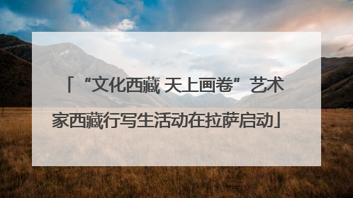 “文化西藏 天上画卷”艺术家西藏行写生活动在拉萨启动
