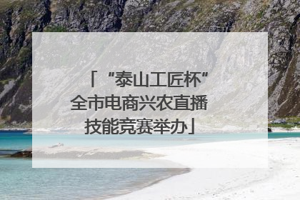 “泰山工匠杯”全市电商兴农直播技能竞赛举办
