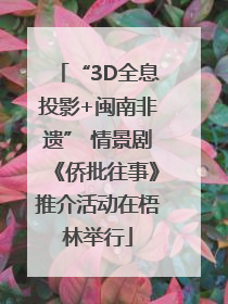 “3D全息投影+闽南非遗” 情景剧《侨批往事》推介活动在梧林举行