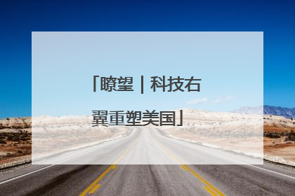 瞭望｜科技右翼重塑美国