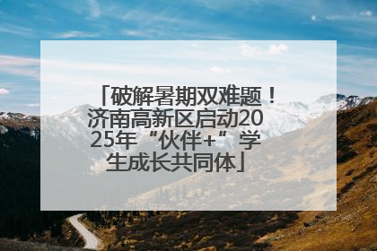 破解暑期双难题！济南高新区启动2025年“伙伴+”学生成长共同体