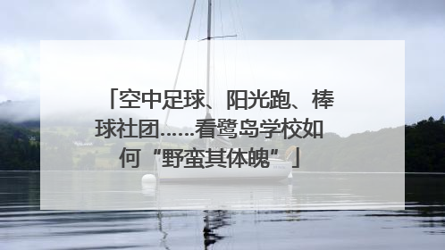 空中足球、阳光跑、棒球社团……看鹭岛学校如何“野蛮其体魄”