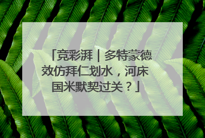 竞彩湃｜多特蒙德效仿拜仁划水，河床国米默契过关？