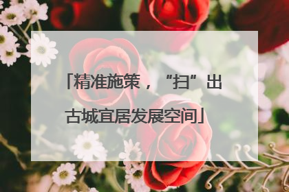 精准施策，“扫”出古城宜居发展空间