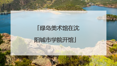 绿岛美术馆在沈阳城市学院开馆