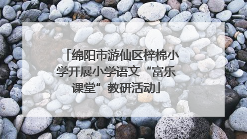 绵阳市游仙区梓棉小学开展小学语文“富乐课堂”教研活动