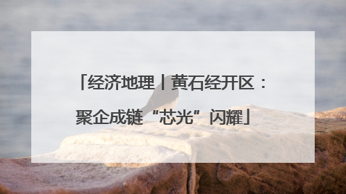 经济地理丨黄石经开区：聚企成链“芯光”闪耀