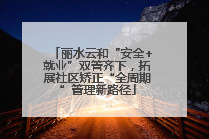丽水云和“安全+就业”双管齐下，拓展社区矫正“全周期”管理新路径