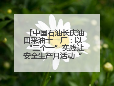 中国石油长庆油田采油十一厂：以“三个一”实践让安全生产月活动“活”起来