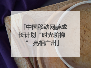 中国移动网龄成长计划“时光阶梯” 亮相广州