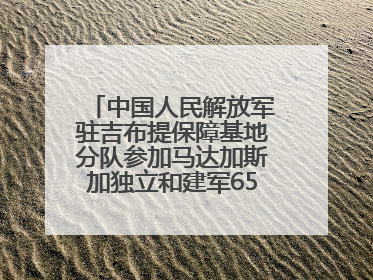 中国人民解放军驻吉布提保障基地分队参加马达加斯加独立和建军65周年阅兵活动