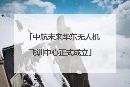 中航未来华东无人机飞训中心正式成立