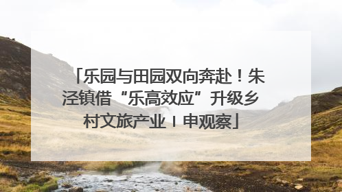 乐园与田园双向奔赴！朱泾镇借“乐高效应”升级乡村文旅产业〡申观察