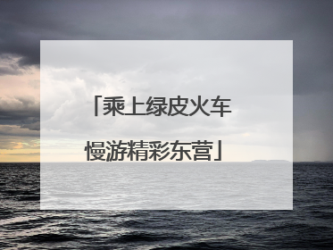 乘上绿皮火车 慢游精彩东营