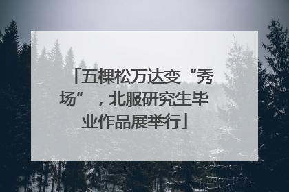 五棵松万达变“秀场”，北服研究生毕业作品展举行