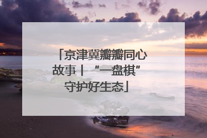 京津冀瓣瓣同心故事丨“一盘棋”守护好生态