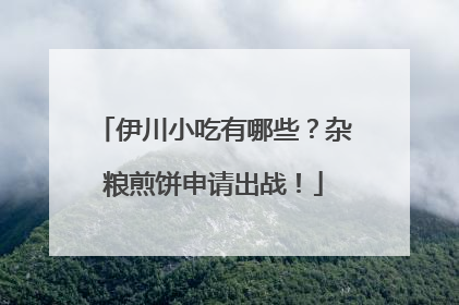 伊川小吃有哪些？杂粮煎饼申请出战！