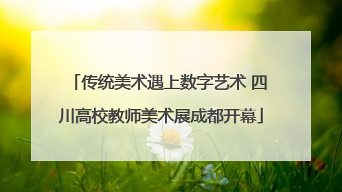 传统美术遇上数字艺术 四川高校教师美术展成都开幕