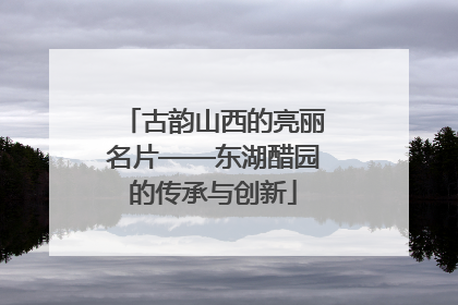古韵山西的亮丽名片——东湖醋园的传承与创新