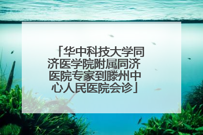华中科技大学同济医学院附属同济医院专家到滕州中心人民医院会诊