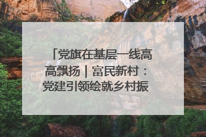 党旗在基层一线高高飘扬｜富民新村：党建引领绘就乡村振兴美丽画卷