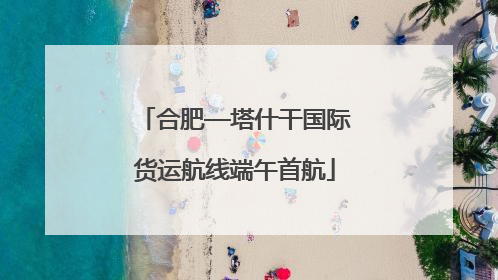 合肥—塔什干国际货运航线端午首航