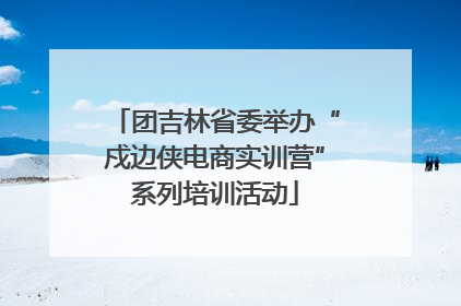 团吉林省委举办“戍边侠电商实训营”系列培训活动
