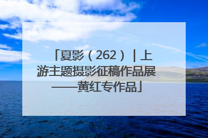 夏影（262）｜上游主题摄影征稿作品展——黄红专作品