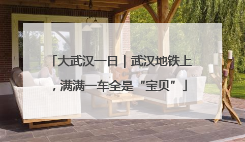 大武汉一日｜武汉地铁上，满满一车全是“宝贝”