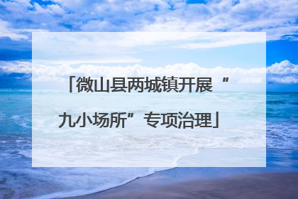 微山县两城镇开展“九小场所”专项治理