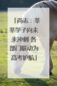尚志：莘莘学子向未来冲刺 各部门联动为高考护航