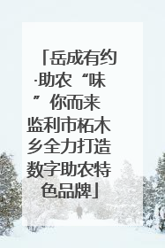 岳成有约·助农“味”你而来 监利市柘木乡全力打造数字助农特色品牌