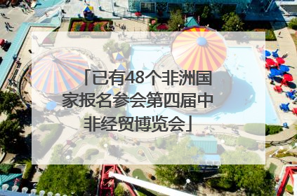 已有48个非洲国家报名参会第四届中非经贸博览会