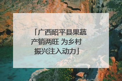 广西昭平县果蔬产销两旺 为乡村振兴注入动力