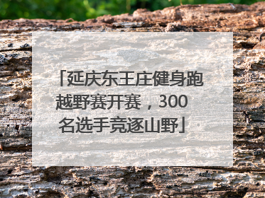 延庆东王庄健身跑越野赛开赛，300名选手竞逐山野