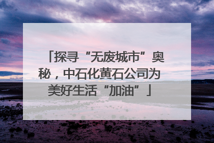 探寻“无废城市”奥秘，中石化黄石公司为美好生活“加油”