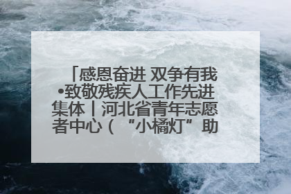 感恩奋进 双争有我•致敬残疾人工作先进集体丨河北省青年志愿者中心（“小橘灯”助残接力计划实施团队）：用温暖陪伴，守护特殊孩子成长