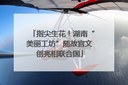 指尖生花！湖南“美丽工坊”随故宫文创亮相联合国