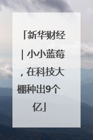 新华财经｜小小蓝莓，在科技大棚种出9个亿