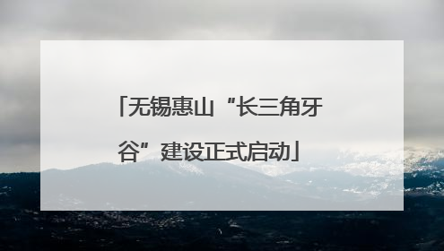 无锡惠山“长三角牙谷”建设正式启动