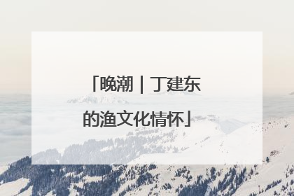 晚潮｜丁建东的渔文化情怀