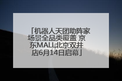 机器人天团助阵家场景全品类覆盖 京东MALL北京双井店6月14日启幕