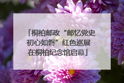 桐柏邮政“邮忆党史 初心如磐”红色巡展在桐柏纪念馆启幕